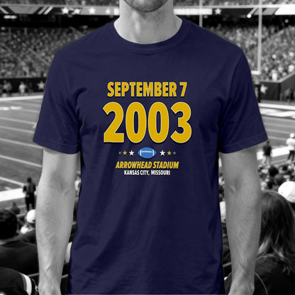 San Diego Football – September 7, 2003 – Origin Tee