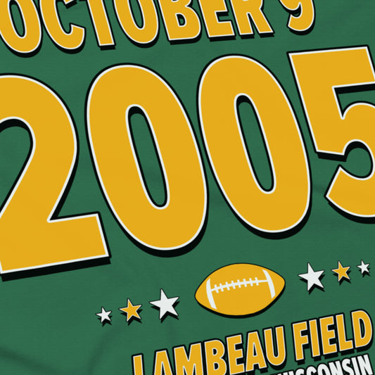 Green Bay Football – October 9, 2005 – Origin Tee