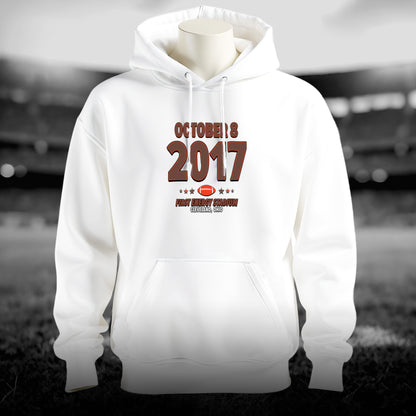 Cleveland Football – October 8, 2017 – Hoodie (Black & White)