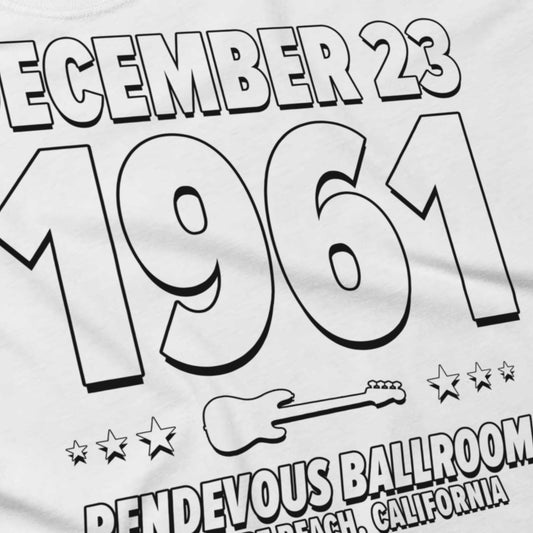 Pacific Harmonies – 1961 – Origin Tee (Black & White)
