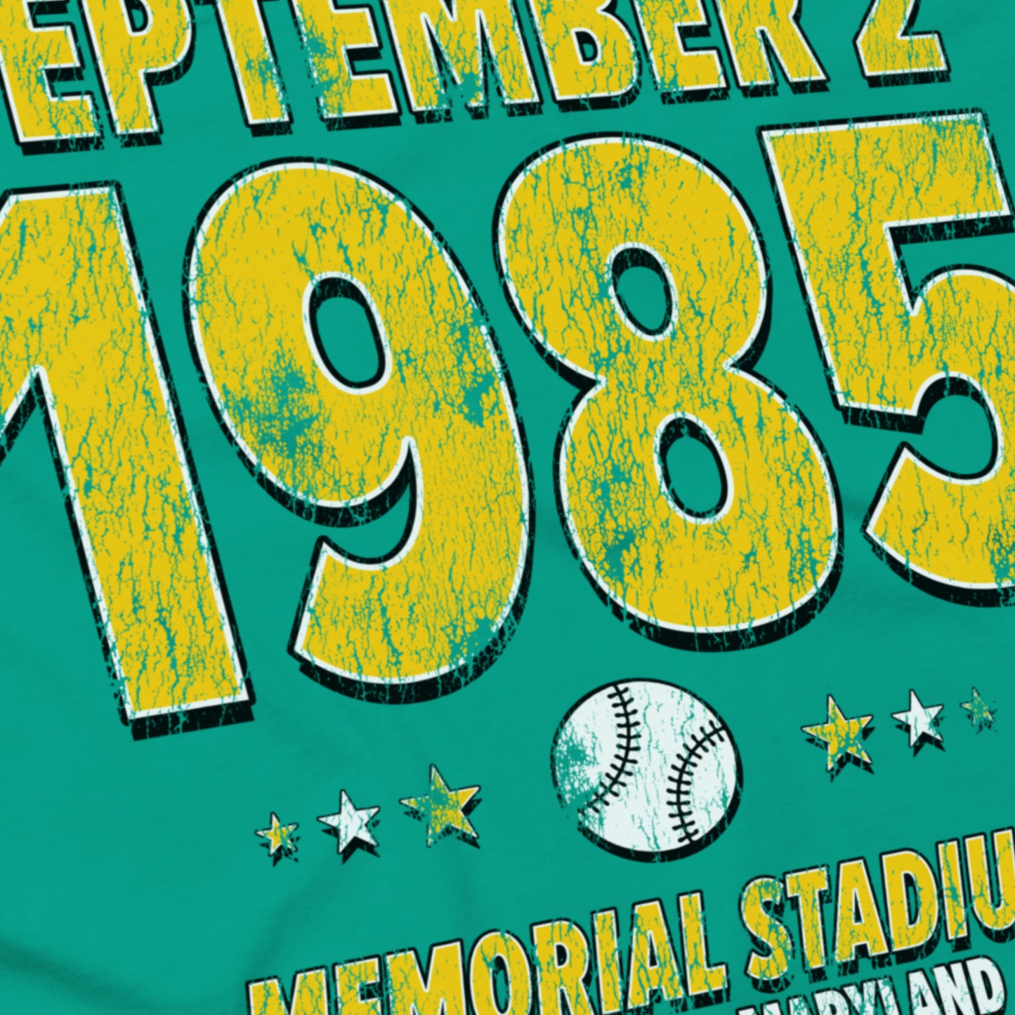 Oakland Baseball – September 2, 1985 – Comfort Colors
