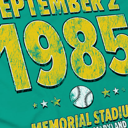 Oakland Baseball – September 2, 1985 – Comfort Colors