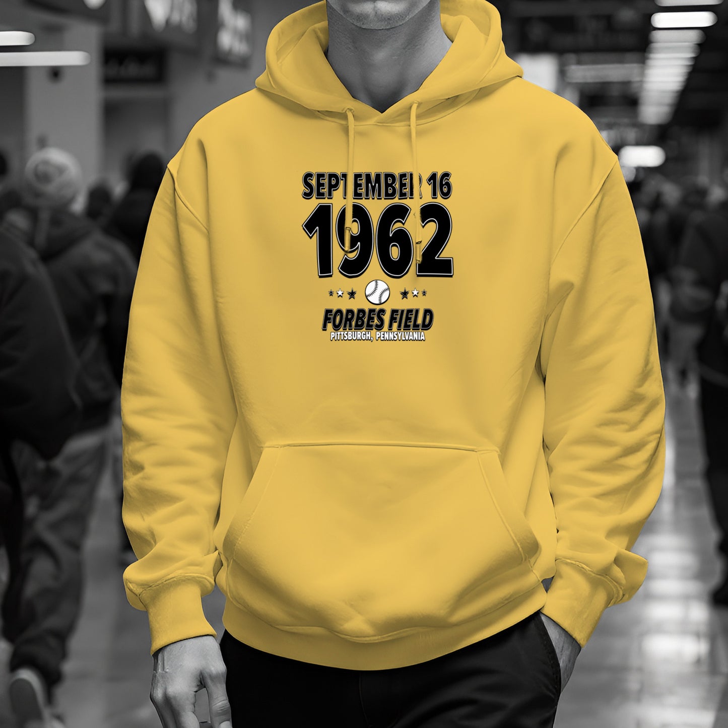 Pittsburgh Baseball – September 16, 1962 – Hoodie