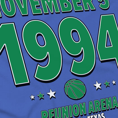 Dallas Basketball – November 5, 1994 – Origin Tee