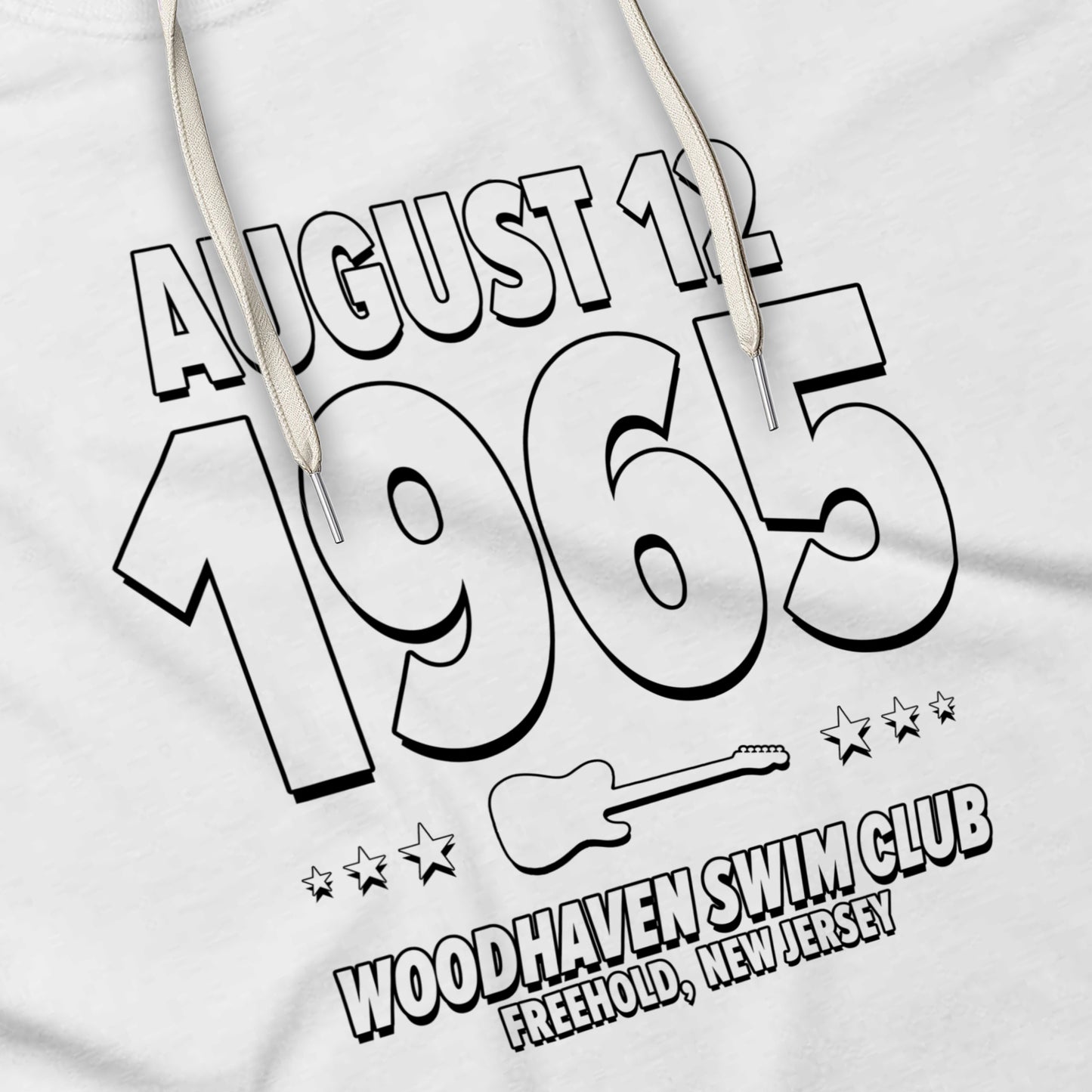 Jersey Jefe – 1965 – Hoodie (Black & White)