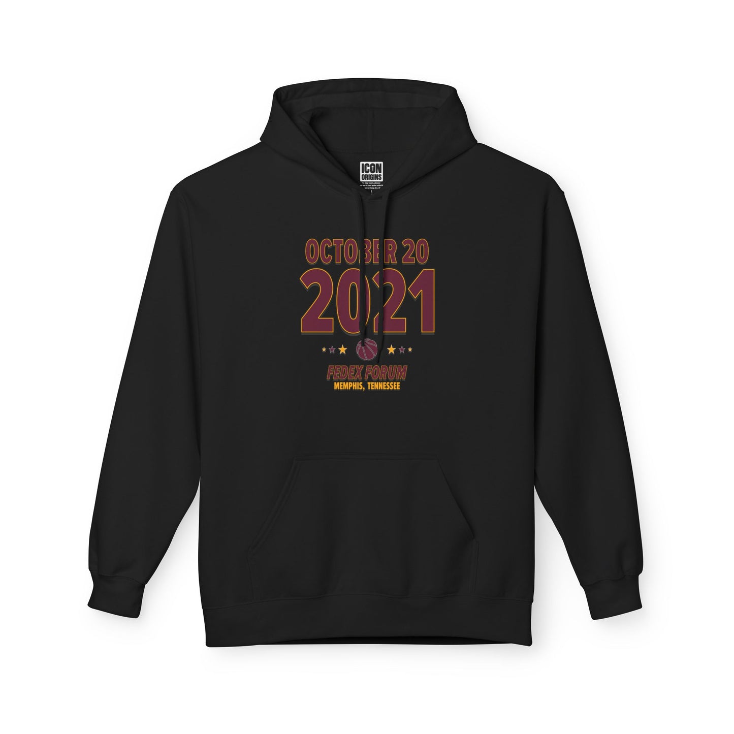 Cleveland Basketball – October 20, 2021 – Hoodie (Black & White)