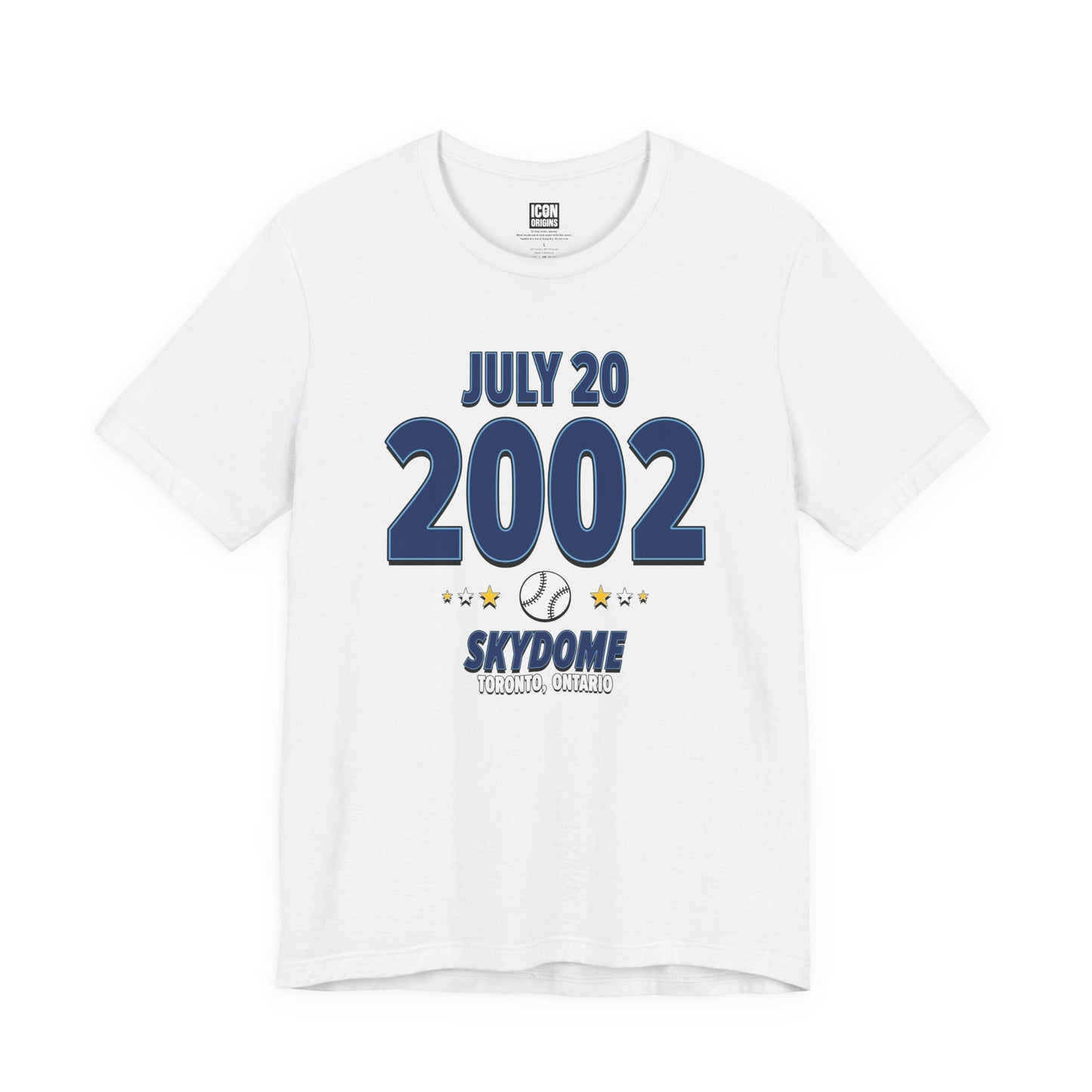 Tampa Bay Baseball – July 20, 2002 – Origin Tee (Black & White)