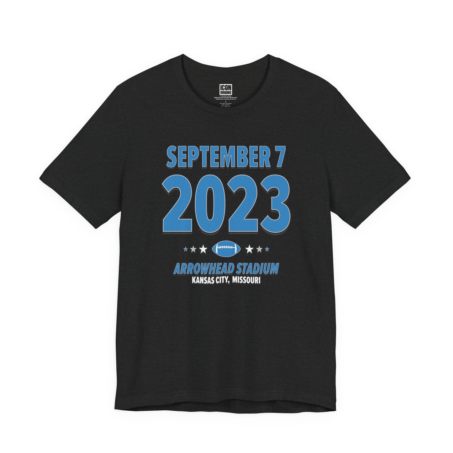 Detroit Football – September 07, 2023 – Origin Tee (Black & White)