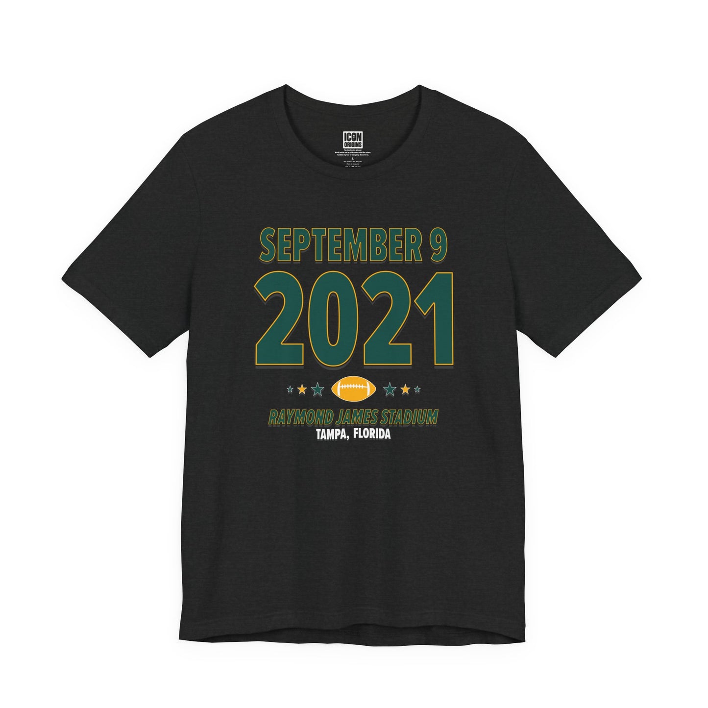 Green Bay Football – September 9, 2021 – Origin Tee (Black & White)