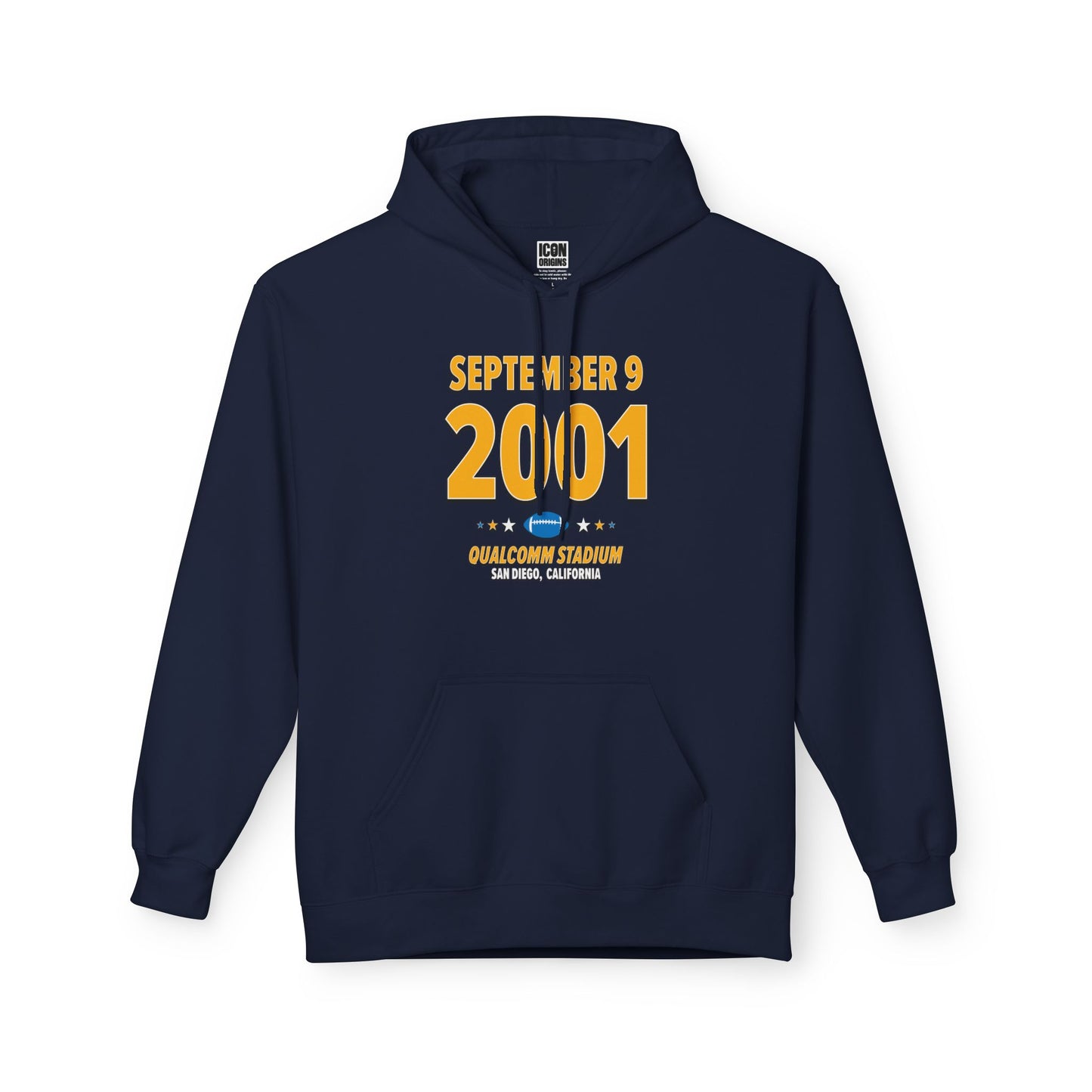 San Diego Football – September 9, 2001 – Hoodie
