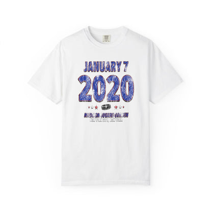 New York Hockey – January 7, 2020 – Comfort Colors (Black & White)