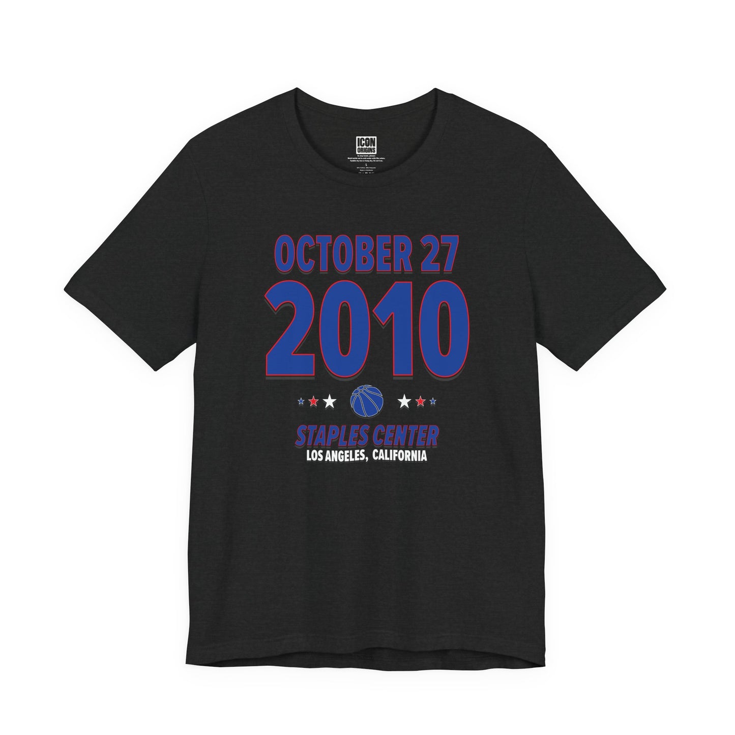 Los Angeles Basketball – October 27, 2009 – Origin Tee (Black & White)
