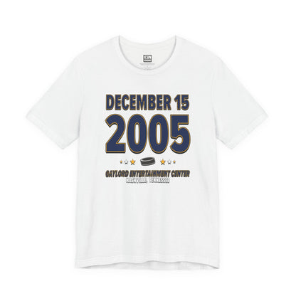 Nashville Hockey – December 15, 2005 – Origin Tee (Black & White)