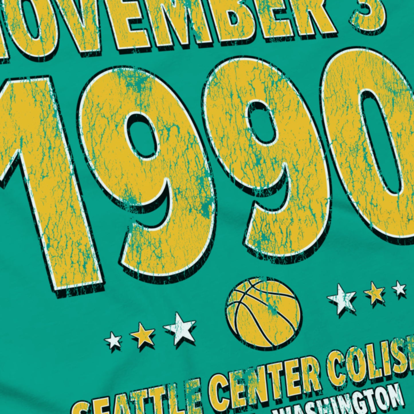 Seattle Basketball – November 3, 1990 – Comfort Colors