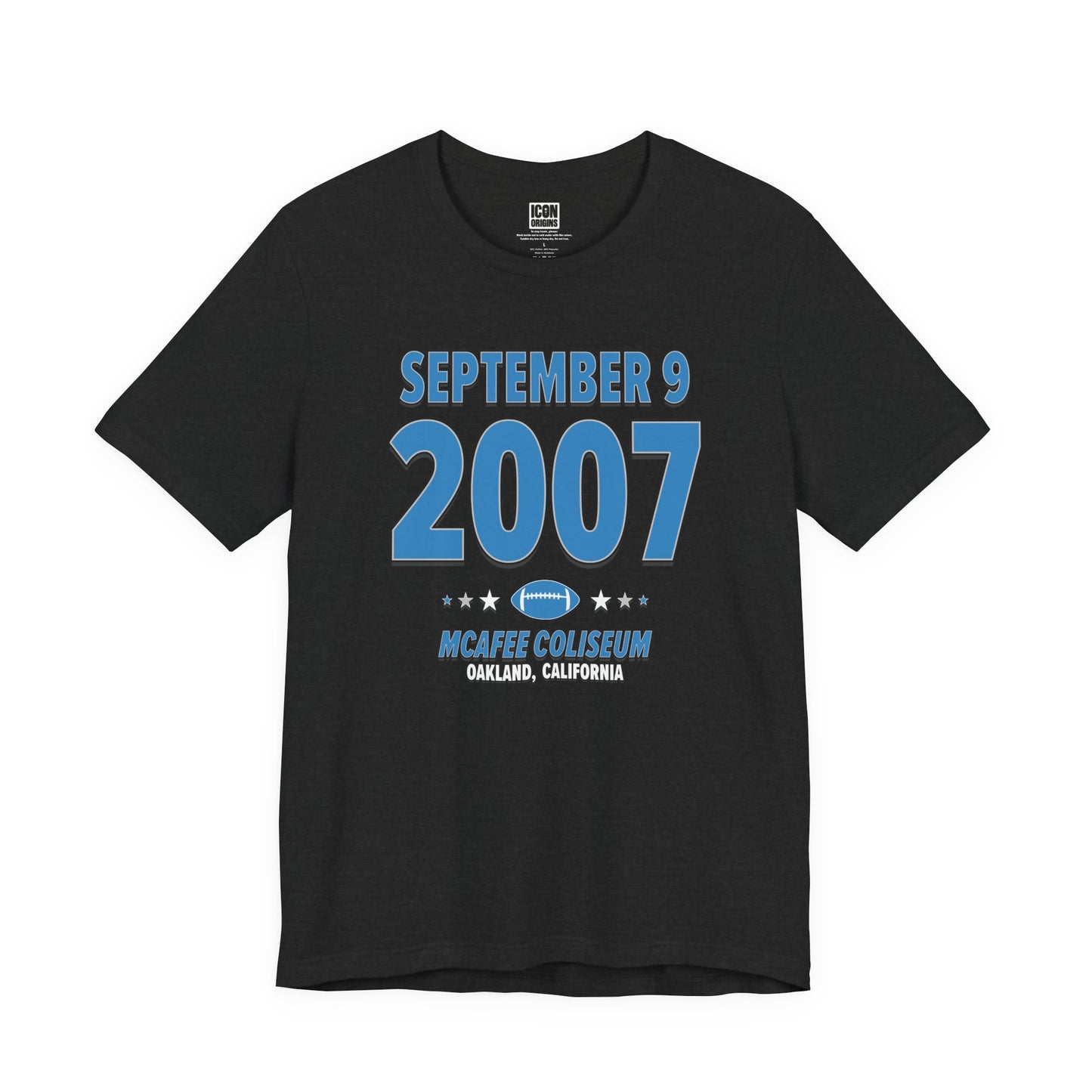 Detroit Football – September 9, 2007 – Origin Tee (Black & White)