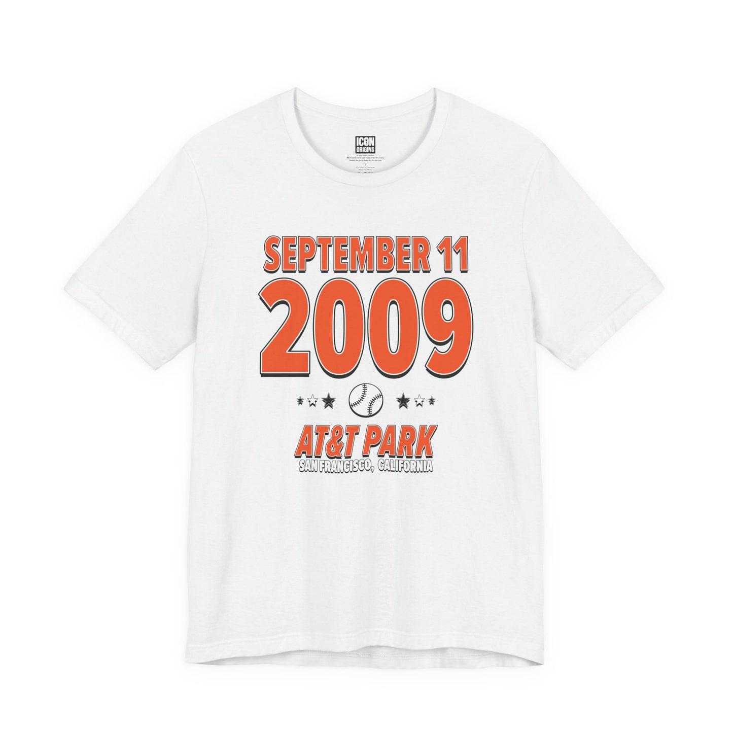 San Francisco Baseball – September 11, 2009 – Origin Tee (Black & White)