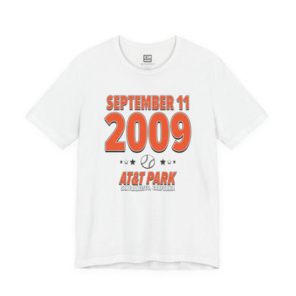 San Francisco Baseball – September 11, 2009 – Origin Tee (Black & White)