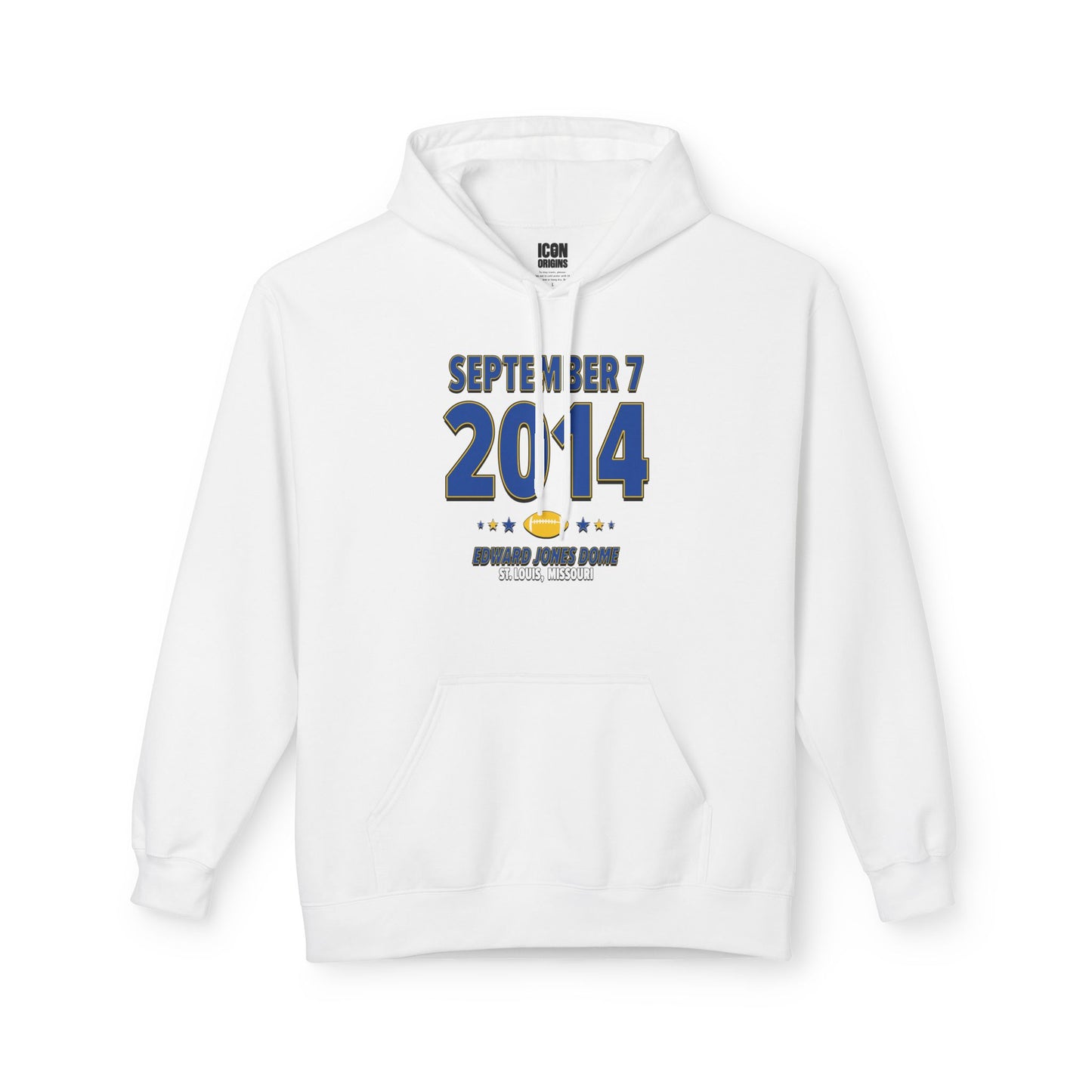 Los Angeles Football – September 7, 2014 – Hoodie (Black & White)