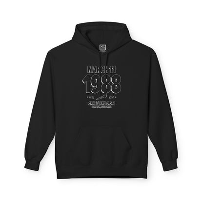 Compton Fury – 1988 – Hoodie (Black & White)