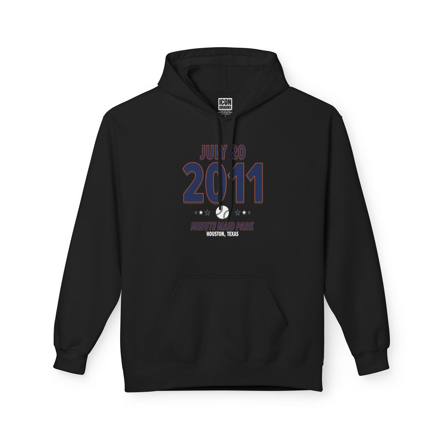 Houston Baseball – July 20, 2011 – Hoodie (Black & White)