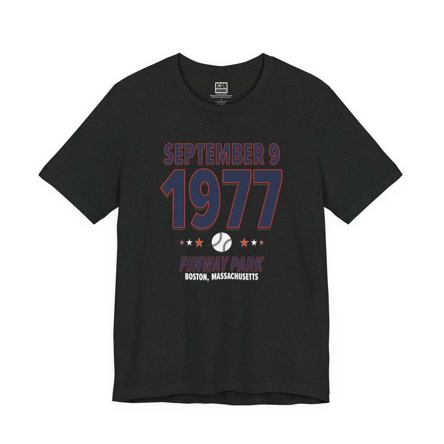 Detroit Baseball – September 9, 1977 – Origin Tee (Black & White)