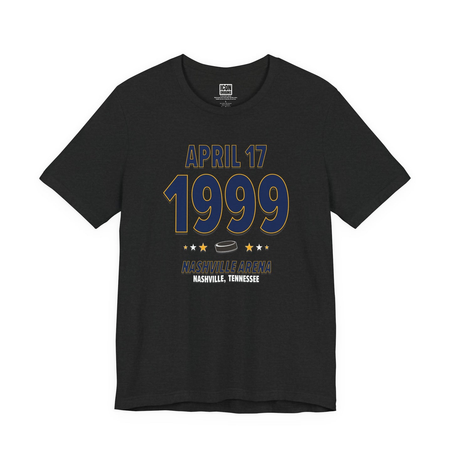 Nashville Hockey – October 13, 1998 – Origin Tee (Black & White)