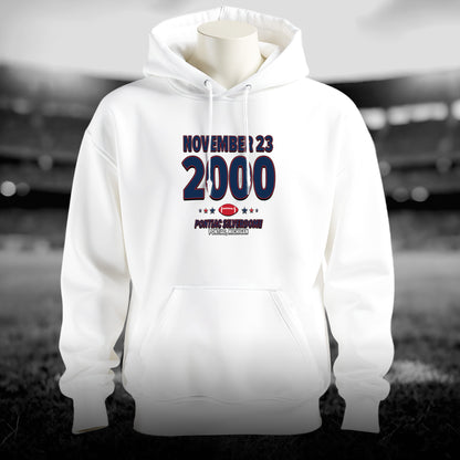 New England Football – November 23, 2000 – Hoodie (Black & White)