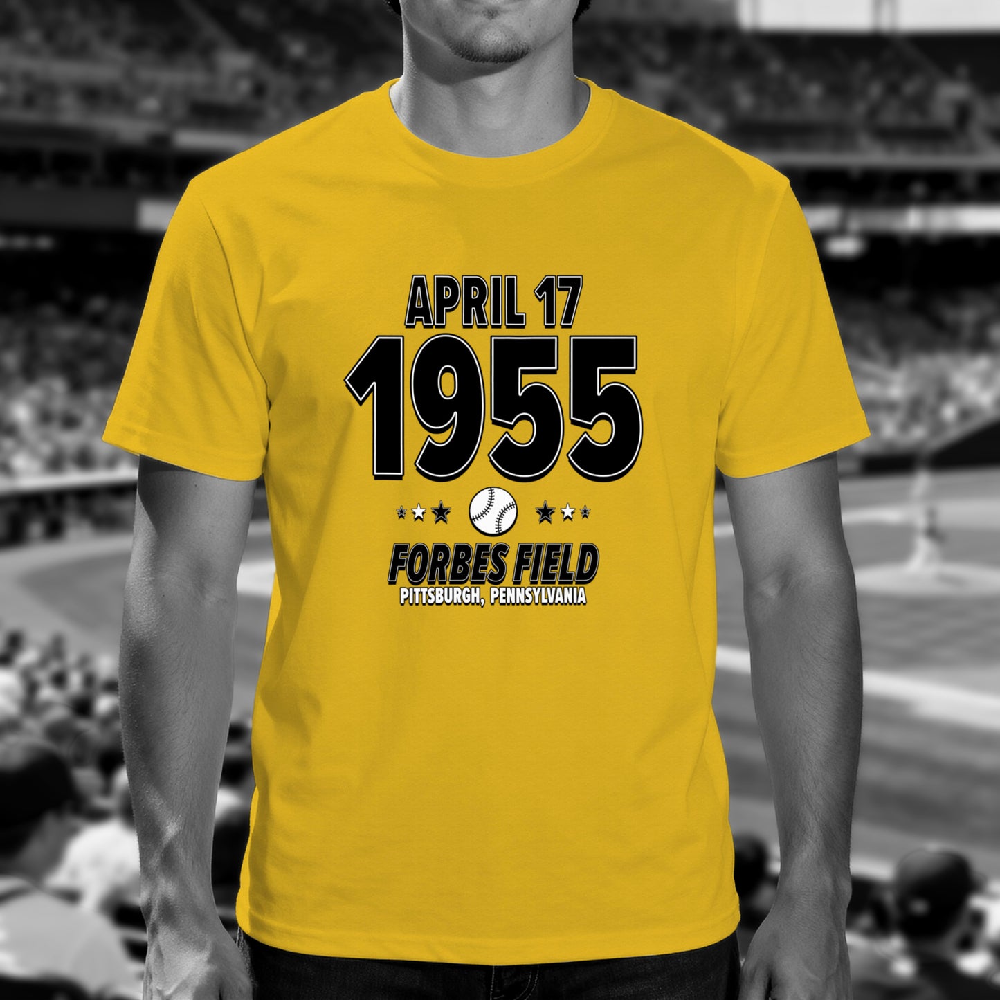 Pittsburgh Baseball – April 17, 1955 – Origin Tee