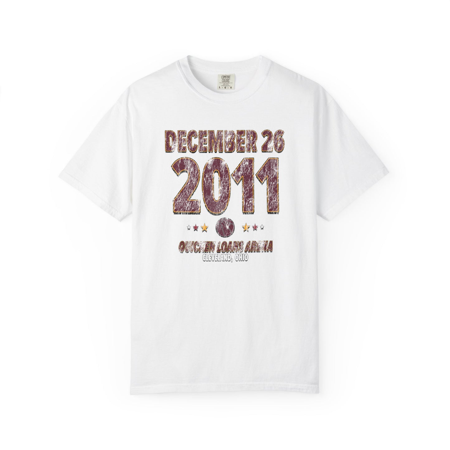 Cleveland Basketball – December 26, 2011 – Comfort Colors (Black & White)