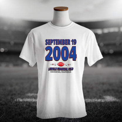 New York Football – September 19, 2004 – Origin Tee (Black & White)