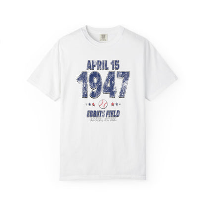 Brooklyn Baseball – April 15, 1947 – Comfort Colors (Black & White)