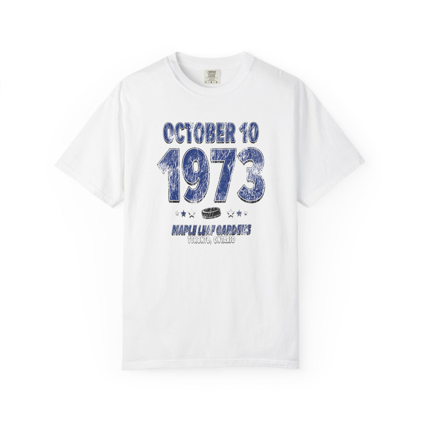 Toronto Hockey – October 10, 1973 – Comfort Colors (Black & White)