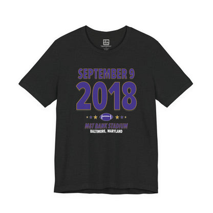 Baltimore Football – September 9, 2018 – Origin Tee (Black & White)