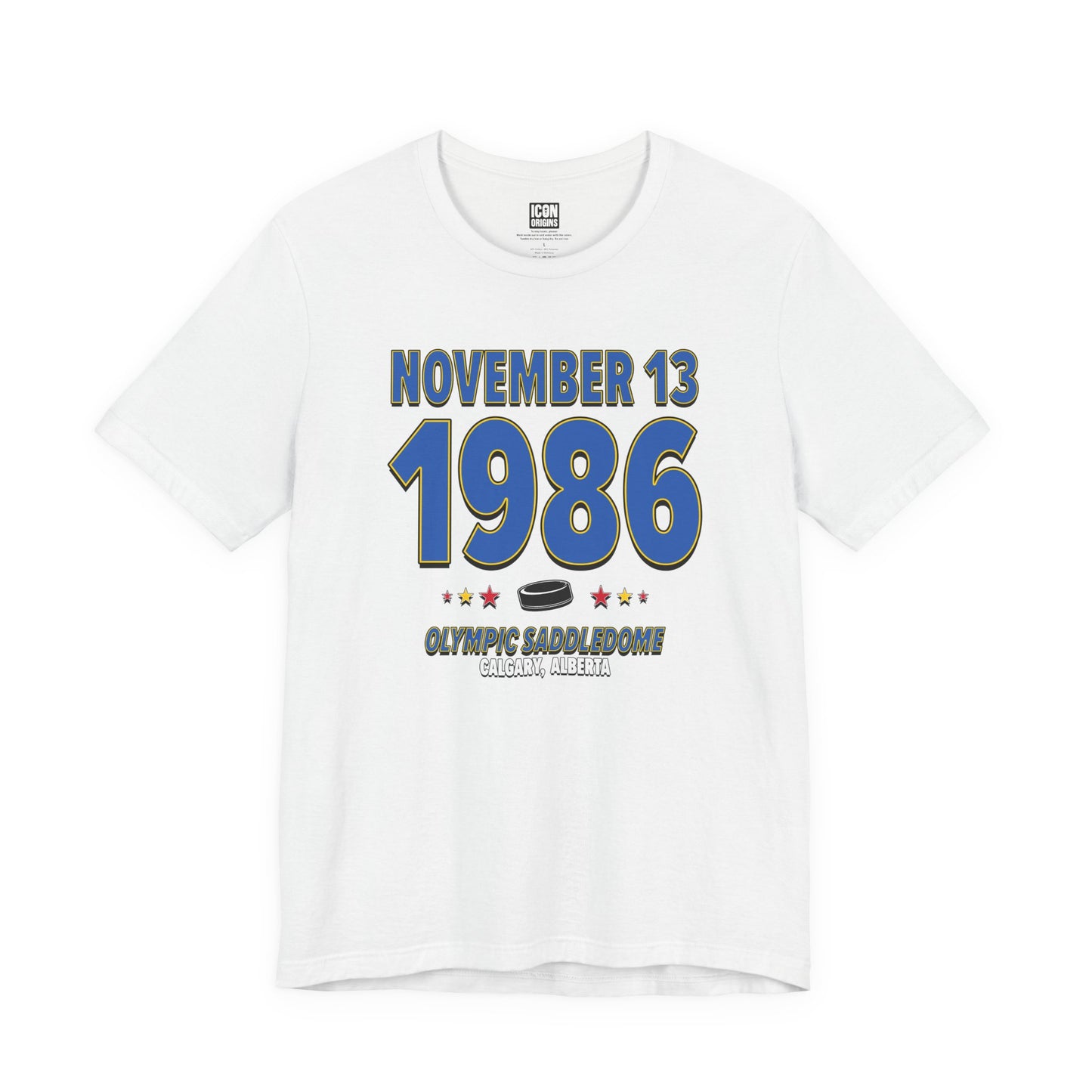 St. Louis Hockey – November 13, 1986 – Origin Tee (Black & White)