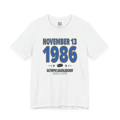 St. Louis Hockey – November 13, 1986 – Origin Tee (Black & White)