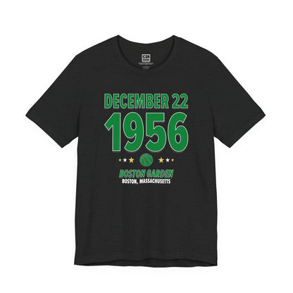Boston Basketball – December 22, 1956 – Origin Tee (Black & White)