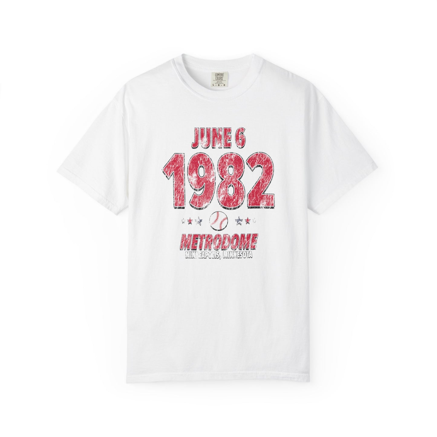 Minnesota Baseball – June 6, 1982 – Comfort Colors (Black & White)