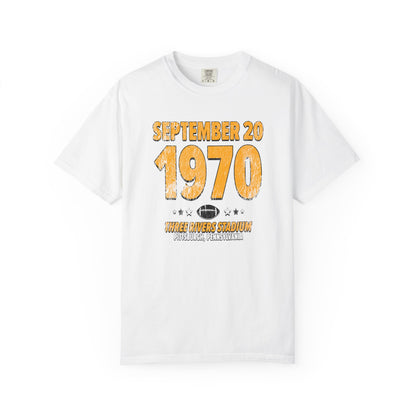 Pittsburgh Football – September 20, 1970 – Comfort Colors (Black & White)