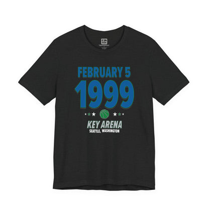 Dallas Basketball – February 5, 1999 – Origin Tee (Black & White)