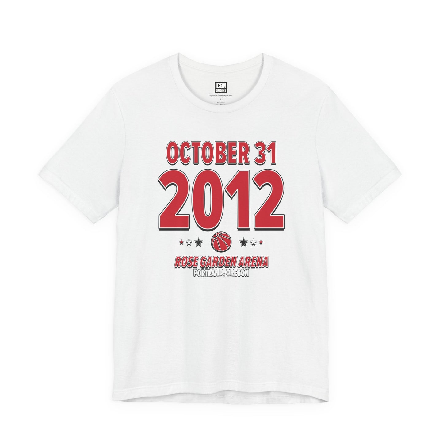Portland Basketball – October 31, 2012 – Origin Tee (Black & White)