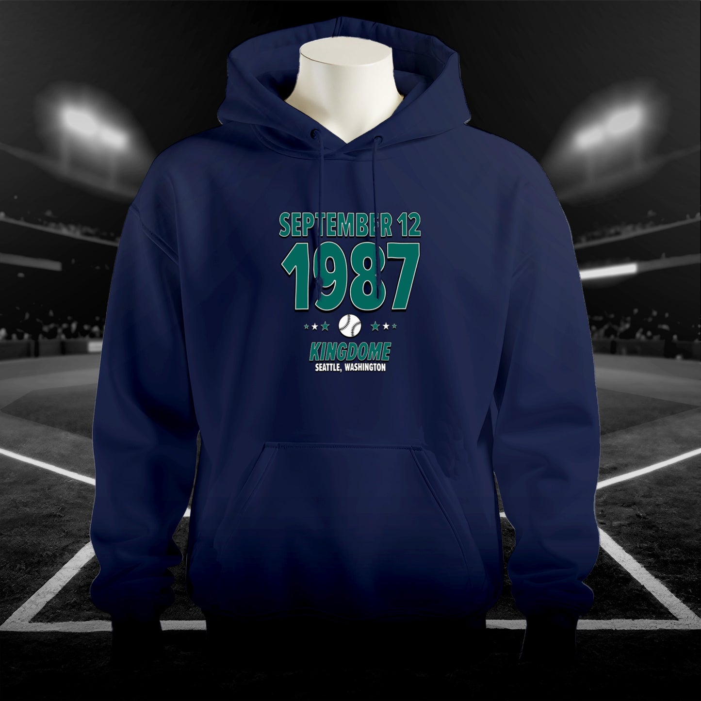 Seattle Baseball – September 12, 1987 – Hoodie