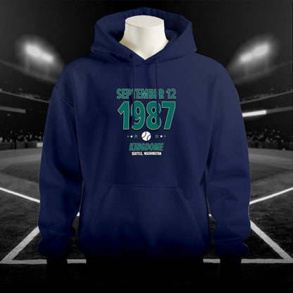 Seattle Baseball – September 12, 1987 – Hoodie