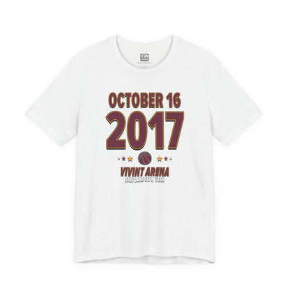 Cleveland Basketball – October 16, 2017 – Origin Tee (Black & White)