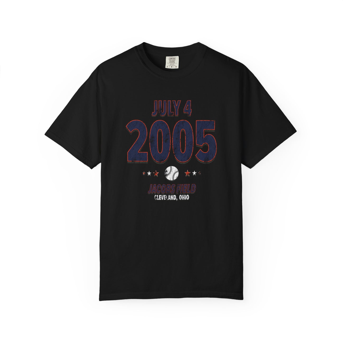 Detroit Baseball – July 4, 2005 – Comfort Colors (Black & White)