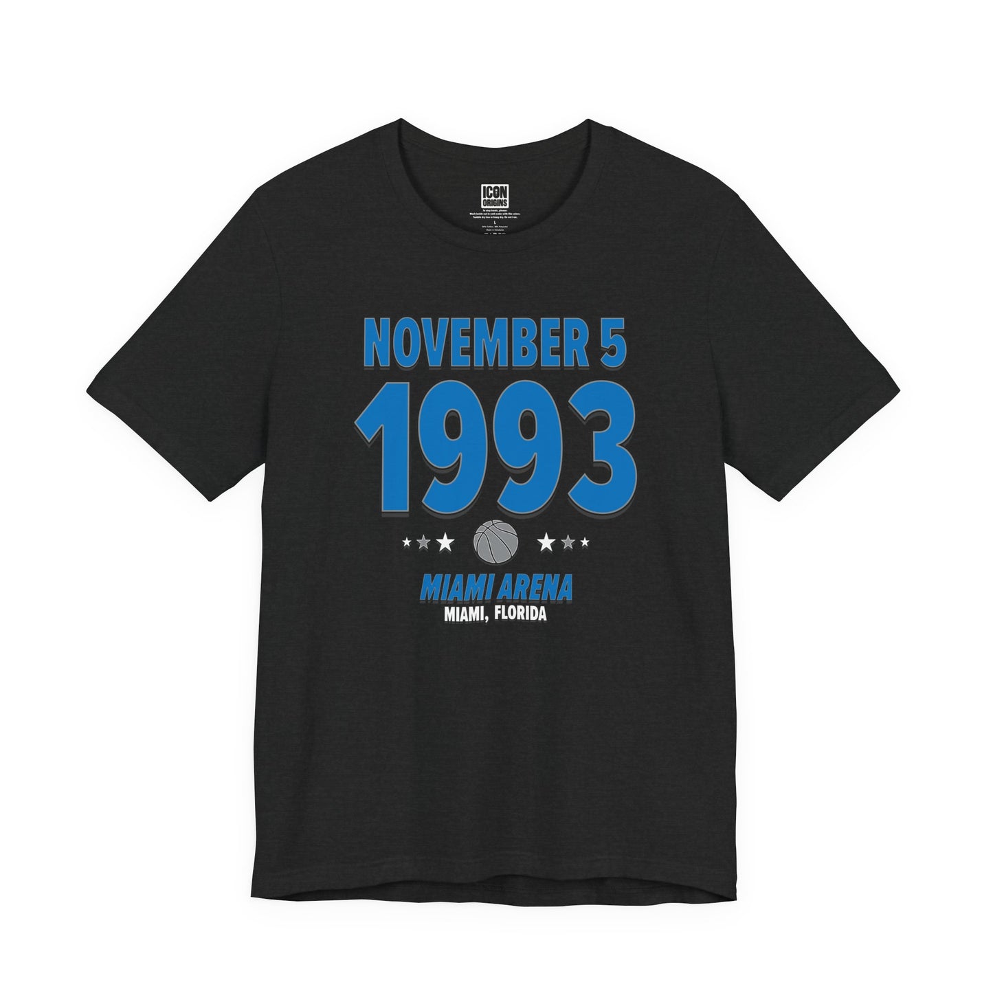 Orlando Basketball – November 5, 1993 – Origin Tee (Black & White)