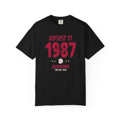 Atlanta Baseball – August 17, 1987 – Comfort Colors (Black & White)