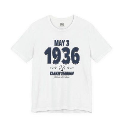 New York Baseball – May 3, 1936 – Origin Tee (Black & White)