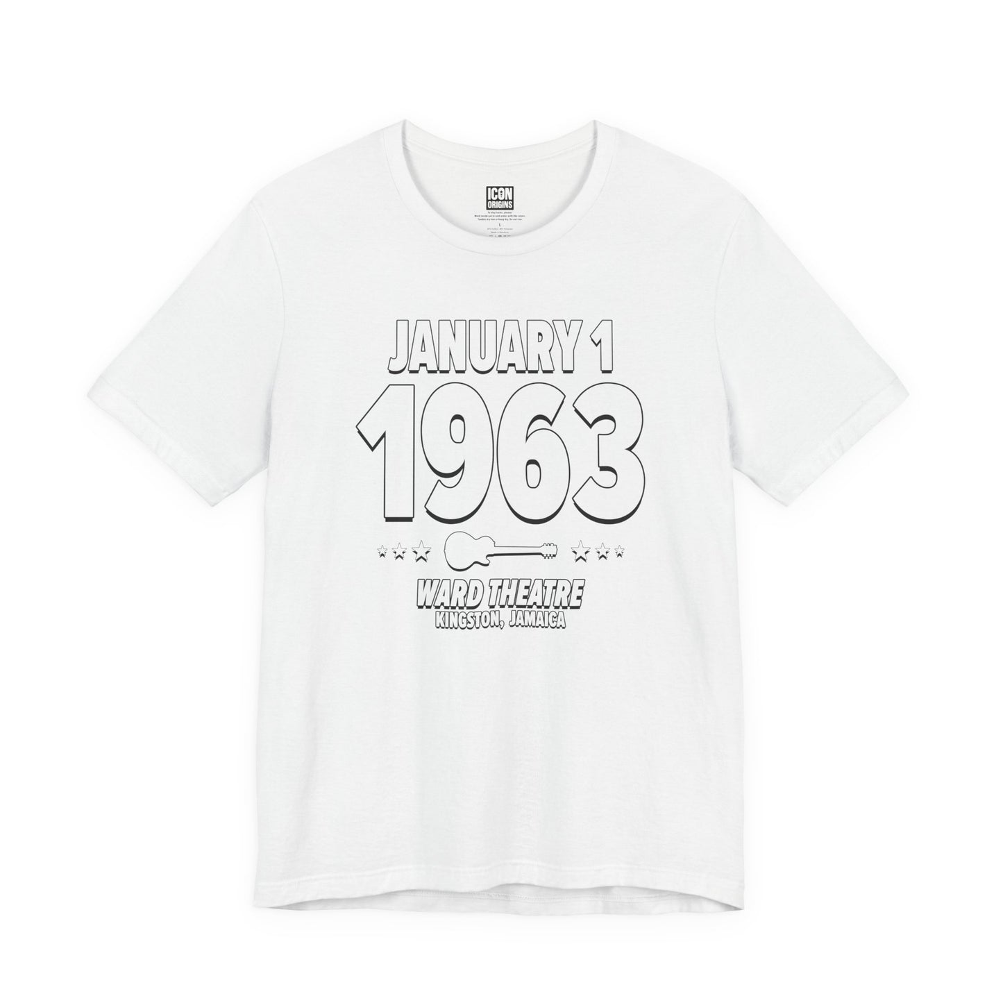 Kingston Vibe – 1963 – Origin Tee (Black & White)