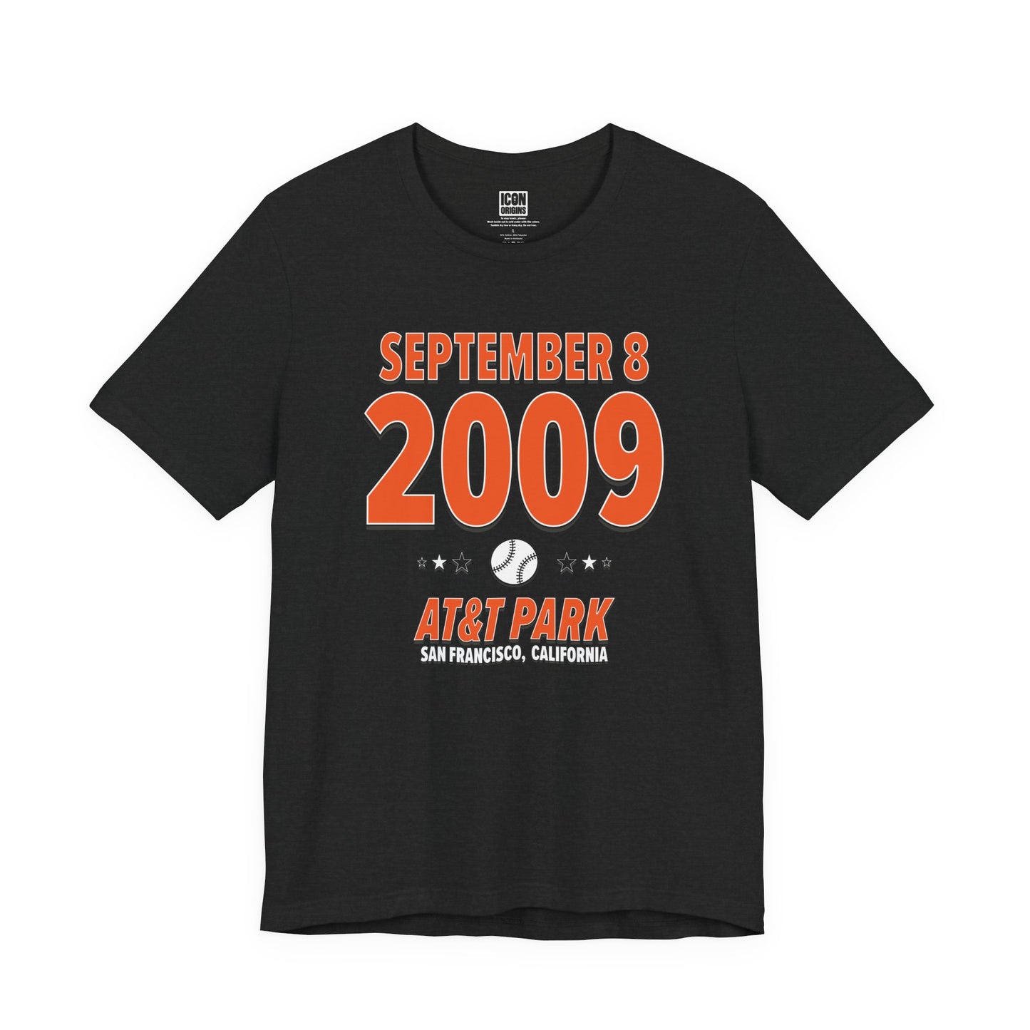 San Francisco Baseball – September 8, 2009 – Origin Tee (Black & White)