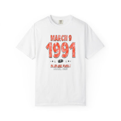 Philadelphia Hockey – March 9, 1991 – Comfort Colors (Black & White)